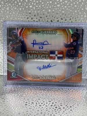 2024 Bowman Chrome - Int. Impact Auto Vladi Guerrero, Pablo Guerrero #II-GG /25