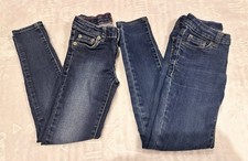 Levi  s Jeans Girls Size 7 Reg 2 Pair Denim Legging Signature