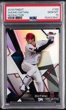 2018 FINEST REFRACTOR #100 SHOHEI OHTANI ROOKIE RC PSA 10