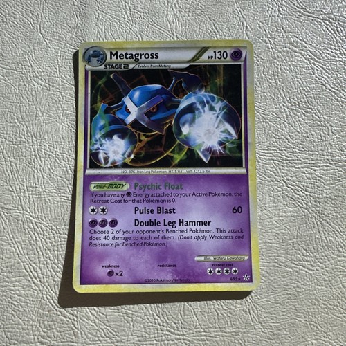 Pokémon TCG • Metagross • HGSS Unleashed 4/95 • NM Rare Reverse Holo
