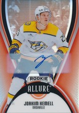 2025/26 Upper Deck Allure #134 Joakim Kemell Red Rainbow Auto Base Parallel