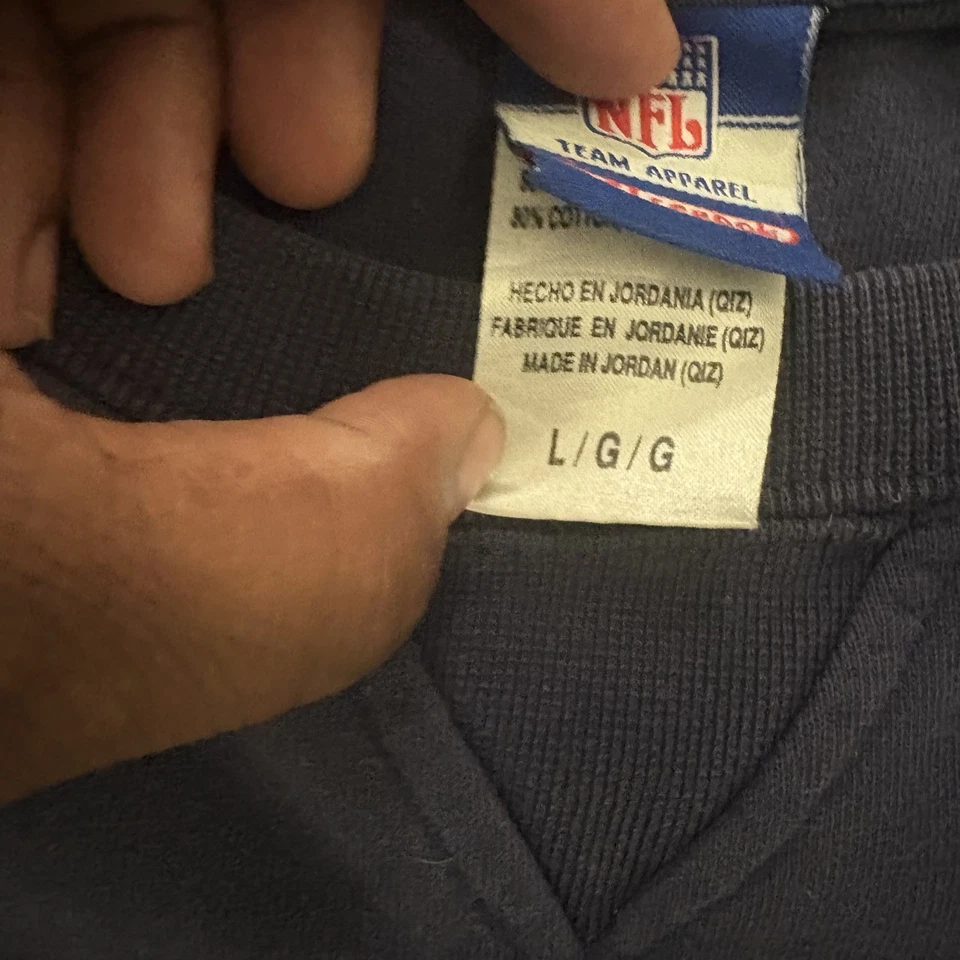 Suéter De Colección Tennessee Titans Para Hombre Grande Azul Cuello Redondo Reebok Polar Foto 3 de 4