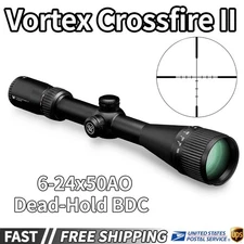 Vortex Crossfire II 6-24x50mm AO Riflescope Dead-Hold BDC Reticle (CF2-31045)