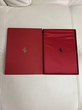 Ferrari Leather Welcome Kit cartella e dust bag made in Italy nuovo