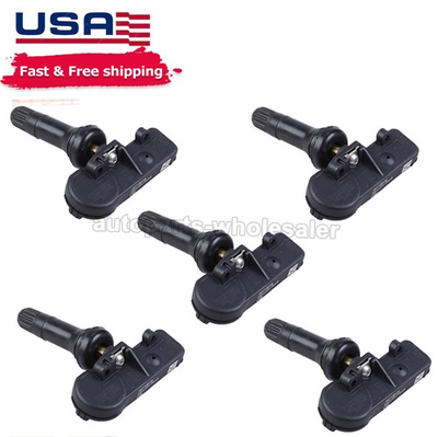 #ad #ad 5PCS TPMS Tire Pressure Sensor Fit For Jeep Wrangler Grand Cherokee Ram Dakota $27.25
