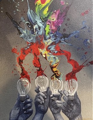 Kre8 limited edition  Bright Idea  only 75 sold & released to the public #58/75