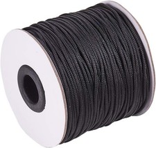 110 Yards 1.5mm Black Nylon Cord Wind Chime Cord Replacement Lift Shade Blind
