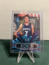 2025-26 Bowman Chrome Lot Of 4- Kon Knueppel (RC) Inserts And Base