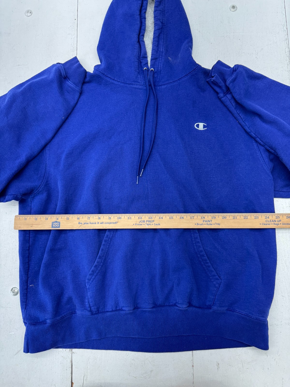 Champion Eco Solid Royal Blue Basic Pullover Hood… - image 6