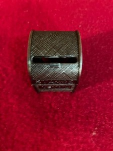 Vintage USPS Postal U.S. Mail Hinged Metal Mailbox Stamp Roll Dispenser