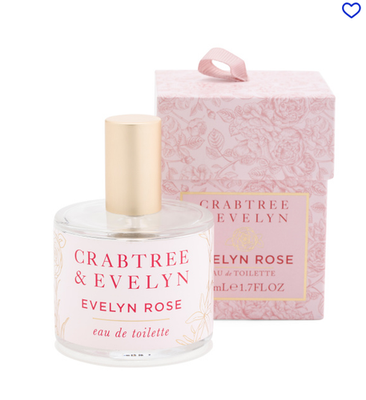 Crabtree & Evelyn イヴリンローズ 2点 Crabtree & Evelyn Evelyn Rose Eau De Toilette 1.7oz/50ml (Sealed