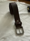 TOMMY Hilfiger Denton Flag Logo Leather Belt Size 115 CM RRP £ 45.00