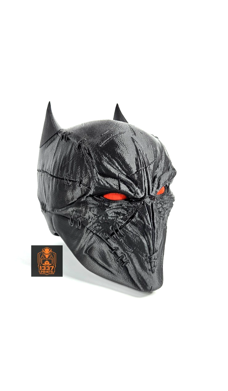 Saint Batman Knight Crusader Vigilante Cosplay Costume Wearable Helmet Mask 3D-image