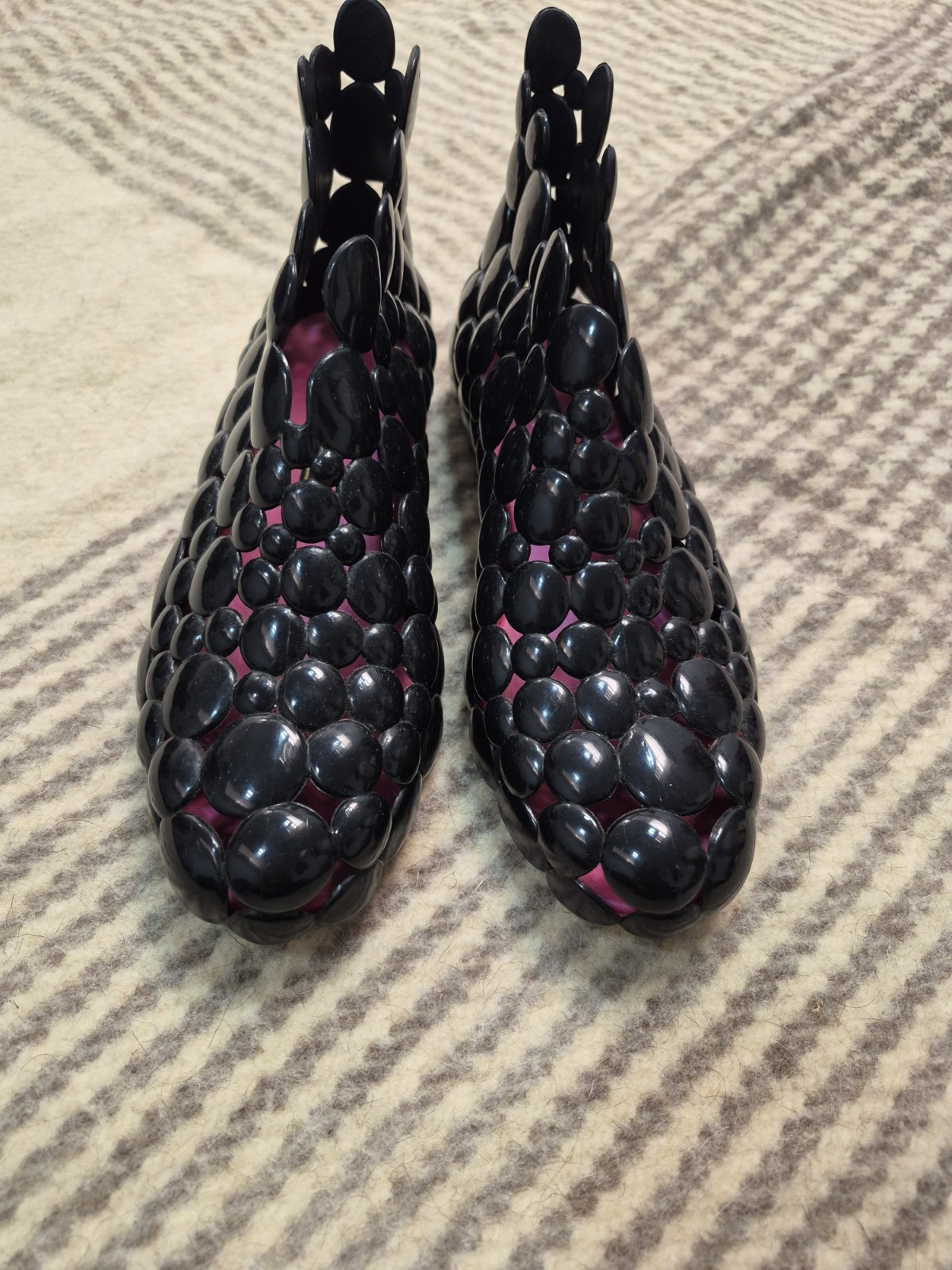 Melissa Gaetano Pesce Jelly Flats UK5 EU38 Avant Garde Y2K Designer Shoes image 2