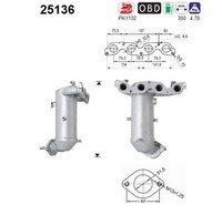 Katalysator AS 25136 FüR KIA RIO 3 UB Picanto 2 TA Cvvt LPG
