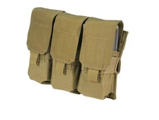 BLACKHAWK S.T.R.I.K.E.  TRIPLE MAG POUCH (HOLDS 6) W/SPEED CLIPS