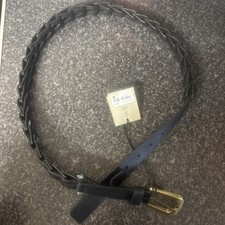 Image of All Saints Sage Cut Out Belt, Black
