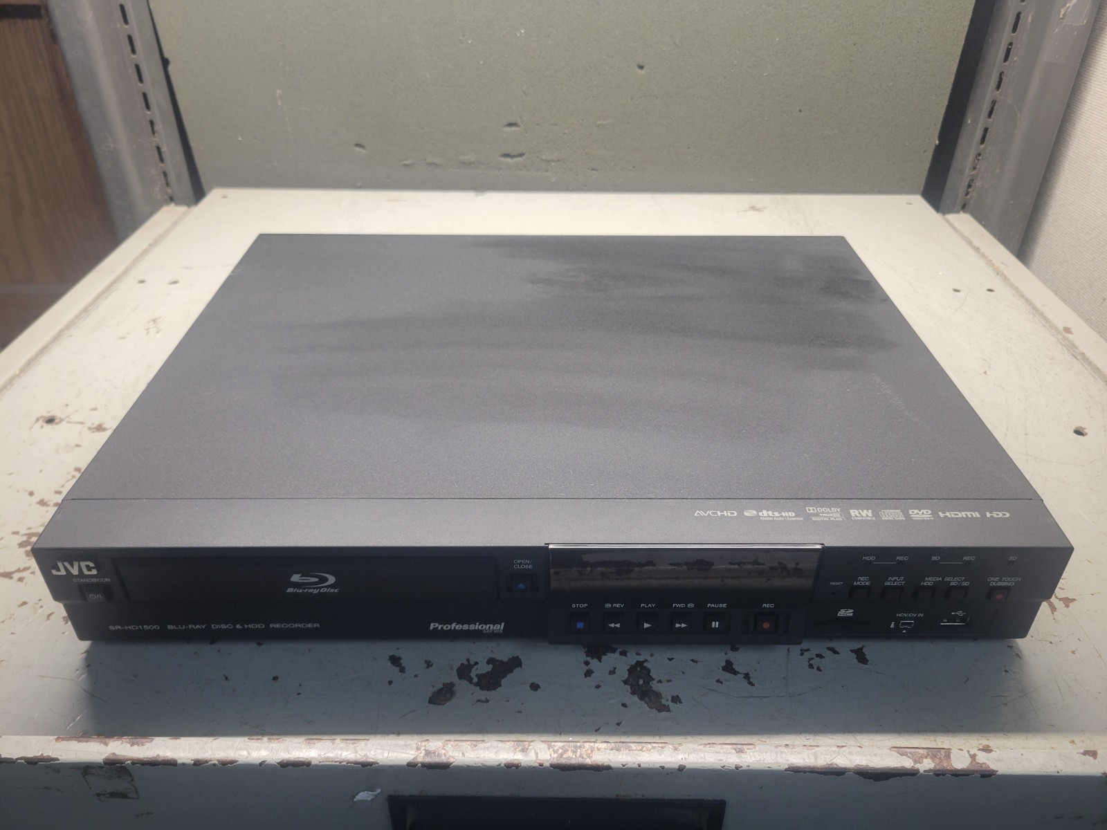 JVC SR-HD1500US BLU-RAY AND HDD Recorder