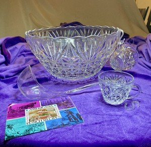Anchor Hocking Arlington Punch Bowl for sale | eBay