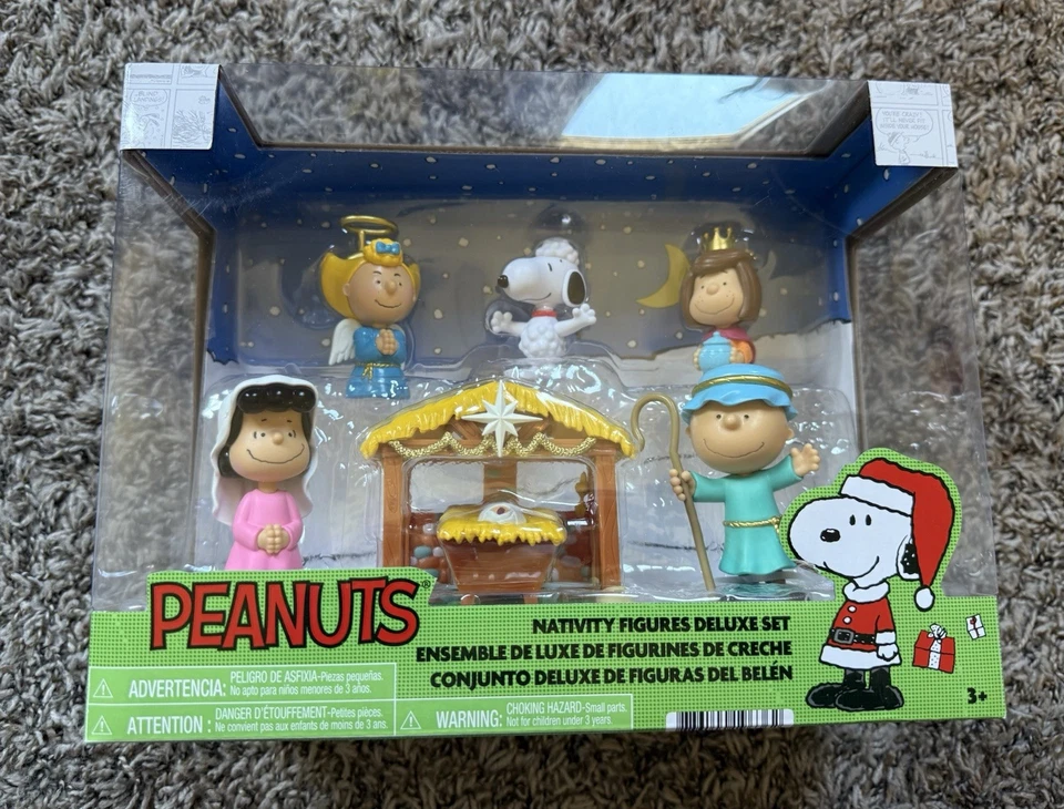 Peanuts Just Play - Juego de figuras coleccionables de 8 pulgadas, decoraciones Foto 3 de 3