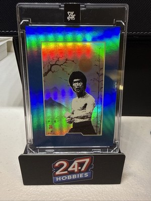 Bruce Lee Keepsake Edition Portrait-2 Blue Foil /50 SP  - Hand Numbered