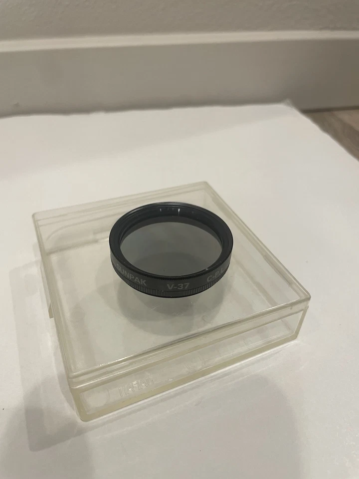 SUNPAK 37mm CPOL CF-7051-CPL Circular Polarizer Lens Filter with Box EXCELLENT - Image 4 of 4
