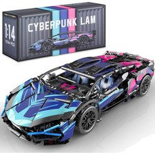 Klemmbausteine Sportwagen Rennwagen Bausatz Technik Auto Modellbausatz