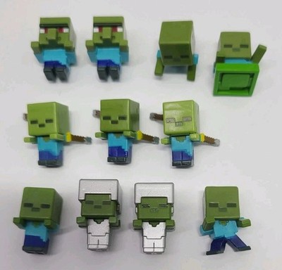 mattel minecraft mini figures lot Of 11 