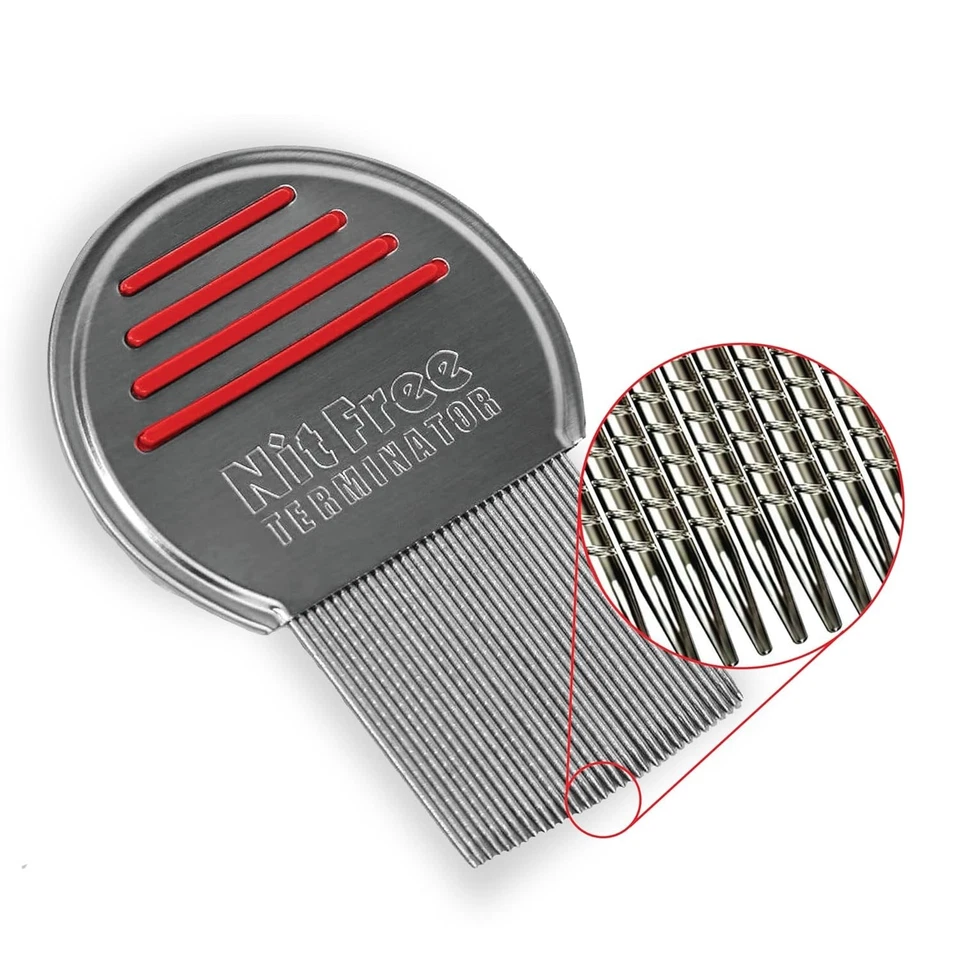 Durable Lice Treatment Comb Set - Stainless Steel for All Hair Types, 10 Packs - Image 3 of 4