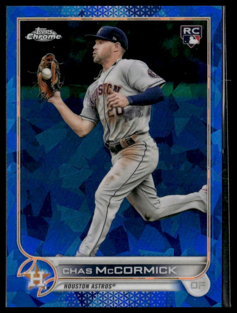 Chas McCormick 2022 Topps Chrome Sapphire Edition RC #135 Houston Astros