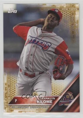 2016 Topps Pro Debut Gold 43/50 Franklyn Kilome #177 g2u