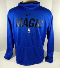 2018-19 Orlando Magic Mo Bamba #5 Game Used Blue Sweatshirt XL DP07732