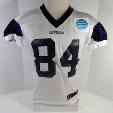2018 Dallas Cowboys Sean McKeon #84 Game Issued White Practice Jersey DP18878