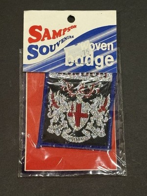 NOS Samson's Souvenir Vintage London Crest Iron On Embroidered Patch