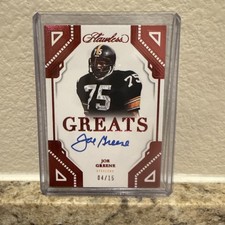 2023 Panini Flawless Joe Greene Greats Auto /15!!🔥🔥