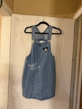 Disney Mickey Mouse Denim Overall Dress Size 4