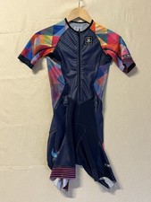 Wattie Ink Women  s Cycling Bib Tri Triathlon Suit Padded Sz Small Made In USA