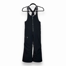 NWT Obermeyer Anya Bib Snow Pants Teen Kids Sz S 8 Black Overall