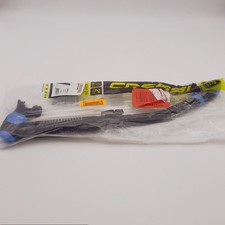 Cressi Supernova Dry Adult Size Snorkel, Black  Blue, ES259520