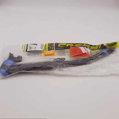 Cressi Supernova Dry Adult Size Snorkel, Black & Blue, ES259520