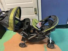 Double stroller for baby and a toddler