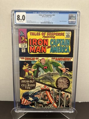 Marvel Tales of Suspense #62 (1965) CGC 8.0 Stan Lee Iron Man OW Pages