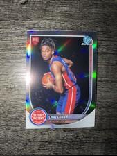 2025-26 Bowman Chrome Chaz Lanier Red Rookie Shield RC Detroit Pistons #BCV-38