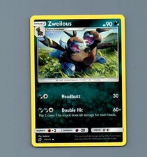 Zweilous 61/111 Uncommon Crimson Invasion Pokemon Near Mint