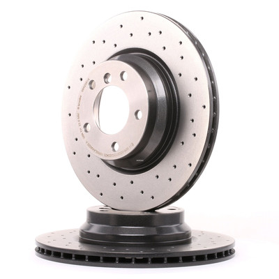 2x BREMBO Xtra 09.A259.1X Bremsscheiben Vorne für BMW 3 Touring (E91) 330mm