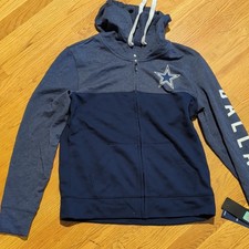 Fanatics Dallas Cowboys NFL Women s Size Small Full Zip Hooded Hoodie NWT