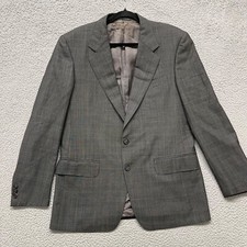 Ermenegildo Zegna Blazer Mens 42 Gray Wool Sport Coat Quite Luxury Preppy