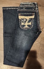 Laguna Beach Womens Jeans Dana Point Low Rise Size 24 x 33 Denim Made In USA NWT