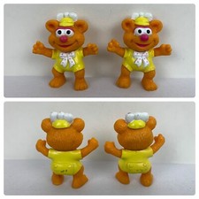 Vintage Fozzie Bear Muppet Baby 1986 Mcdonald  s Happy Meal Figures 2pcs