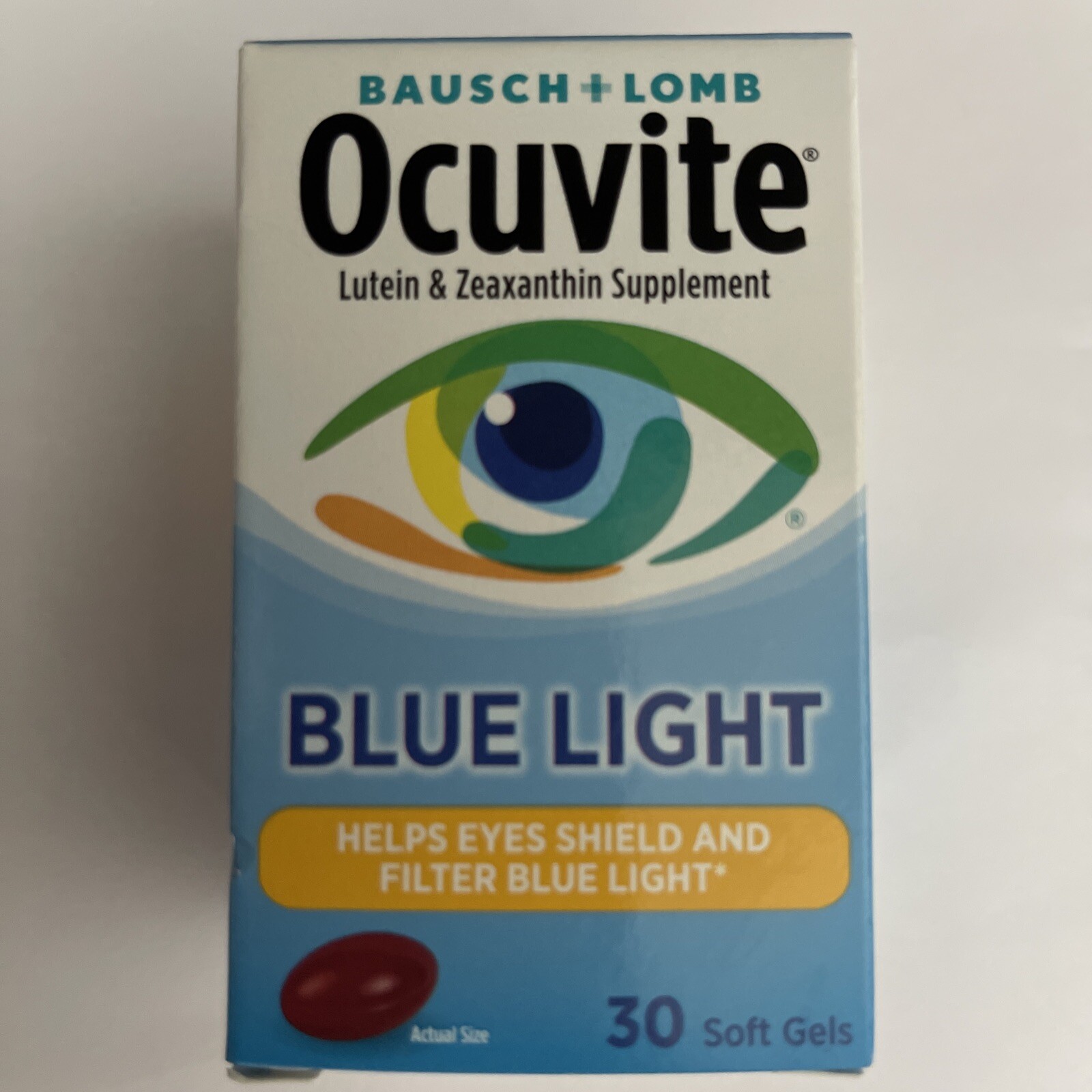 Bausch + Lomb Ocuvite Blue Light Soft Gels, 30 Count EXP 07/2024 eBay